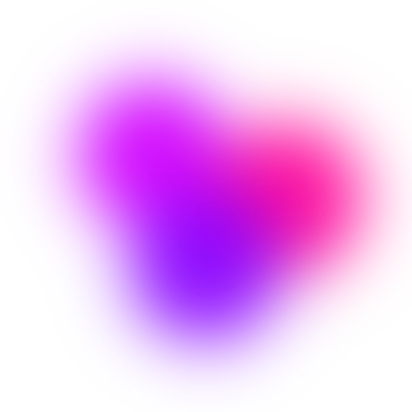 Purple pink blur shape